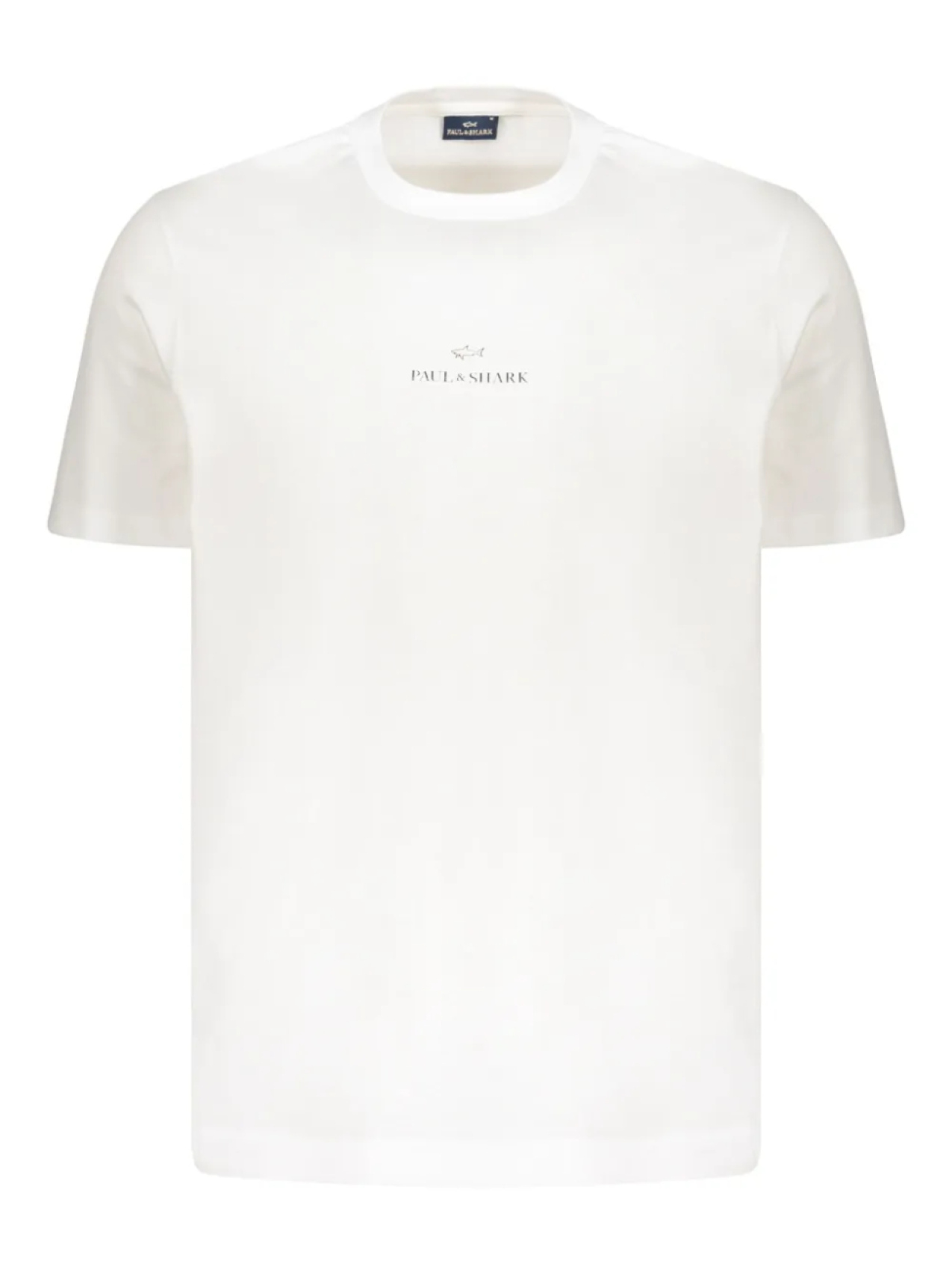 Футболка с круглым вырезом и логотипом Paul & Shark, белый 
Футболка с круглым вырезом и логотипом Paul & Shark, белый