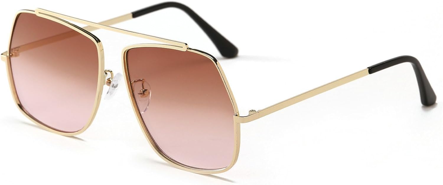 Популярные модные женские солнцезащитные очки-пилот с двойной перемычкой, ретро-очки с квадратным щитком и градиентной защитой от УФ-излучения UV400, мужские солнцезащитные очки в стиле панк mincl, C3
Популярные модные женские солнцезащитные очки-пилот с двойной перемычкой, ретро-очки с квадратным щитком и градиентной защитой от УФ-излучения UV400, мужские солнцезащитные очки в стиле панк mincl, C3