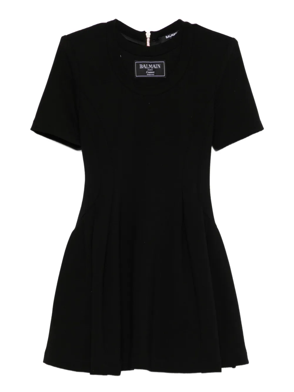 Плиссированное платье с короткими рукавами Balmain Kids, черный
Плиссированное платье с короткими рукавами Balmain Kids, черный