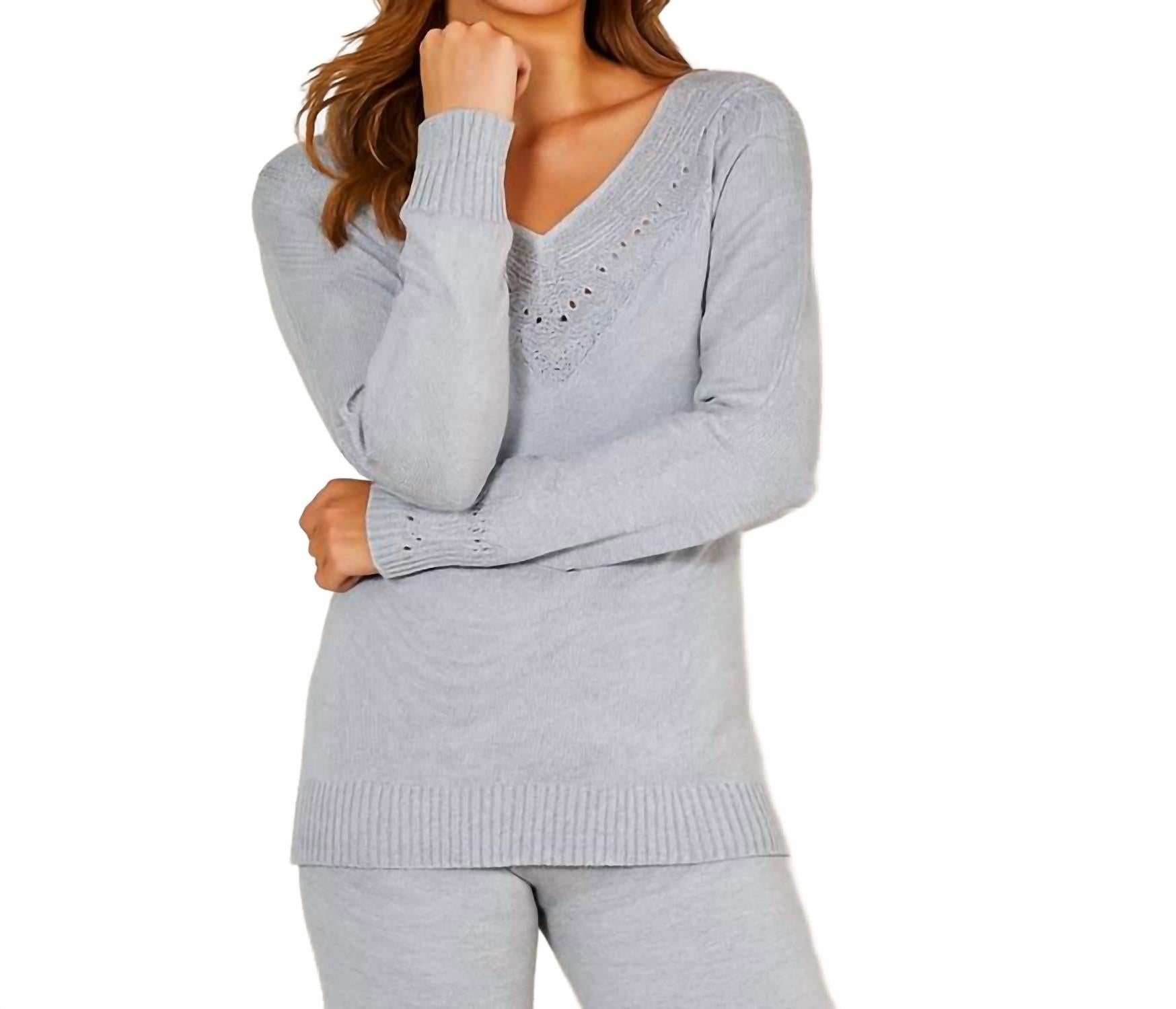 French kyss Плетеный топ с V-образным вырезом, цвет серый
French kyss Плетеный топ с V-образным вырезом, цвет серый