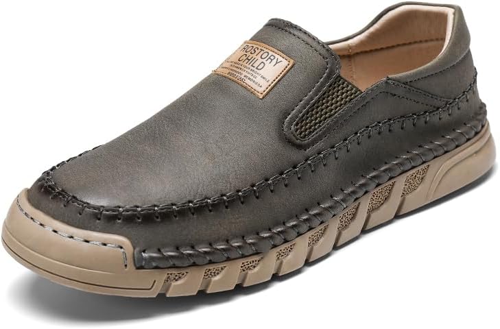 Мужские ручные кожаные ортопедические лоферы LHYXU, удобные повседневные кожаные мокасины на слипоне, хаки
Мужские ручные кожаные ортопедические лоферы LHYXU, удобные повседневные кожаные мокасины на слипоне, хаки