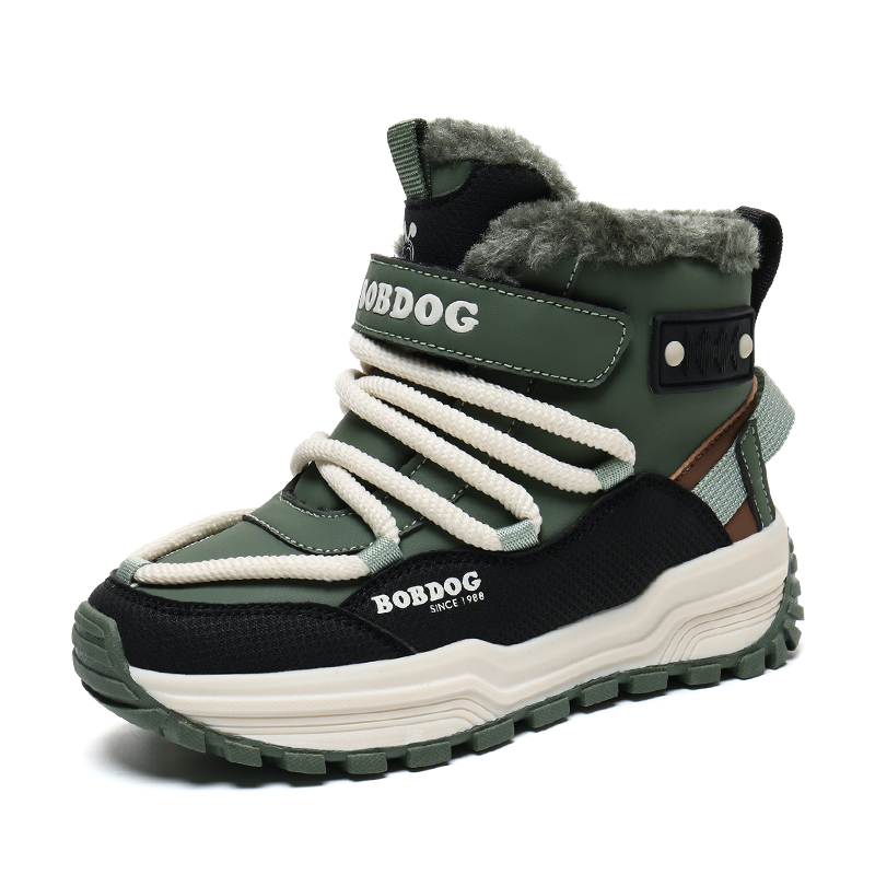 Теплые детские ботинки с противоскользящей подошвой и защитой от ударов BOBDOG, зеленый
Теплые детские ботинки с противоскользящей подошвой и защитой от ударов BOBDOG, зеленый
