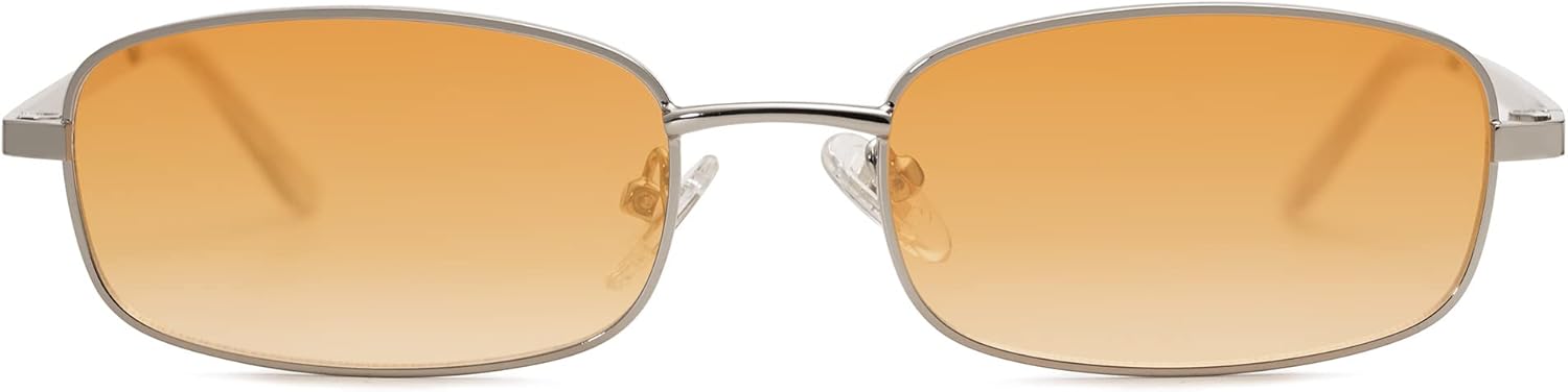 Солнцезащитные очки SOJOS маленького размера, прямоугольной формы, для женщин и мужчин, в стиле ретро 80-х, 90-х, Y2K, узкие, тонкие, облегающие, модель SJ1187, Silver/Orange
Солнцезащитные очки SOJOS маленького размера, прямоугольной формы, для женщин и мужчин, в стиле ретро 80-х, 90-х, Y2K, узкие, тонкие, облегающие, модель SJ1187, Silver/Orange