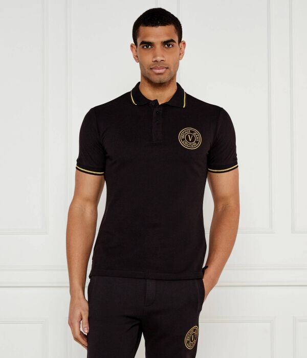 Поло Versace Jeans Couture Slim Fit с вышивкой, черный
Поло Versace Jeans Couture Slim Fit с вышивкой, черный