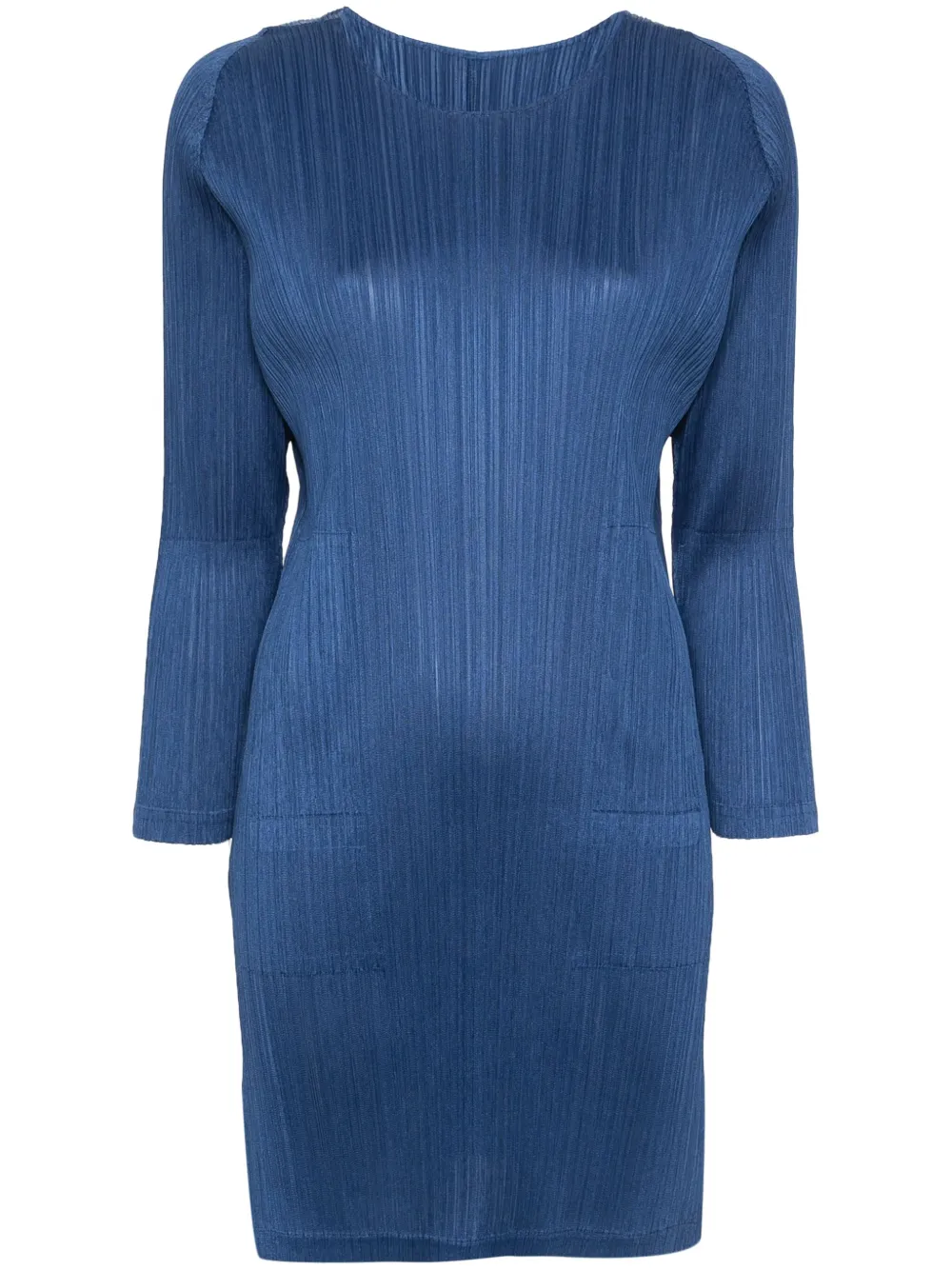 Плиссированное платье January Pleats Please Issey Miyake, синий 
Плиссированное платье January Pleats Please Issey Miyake, синий