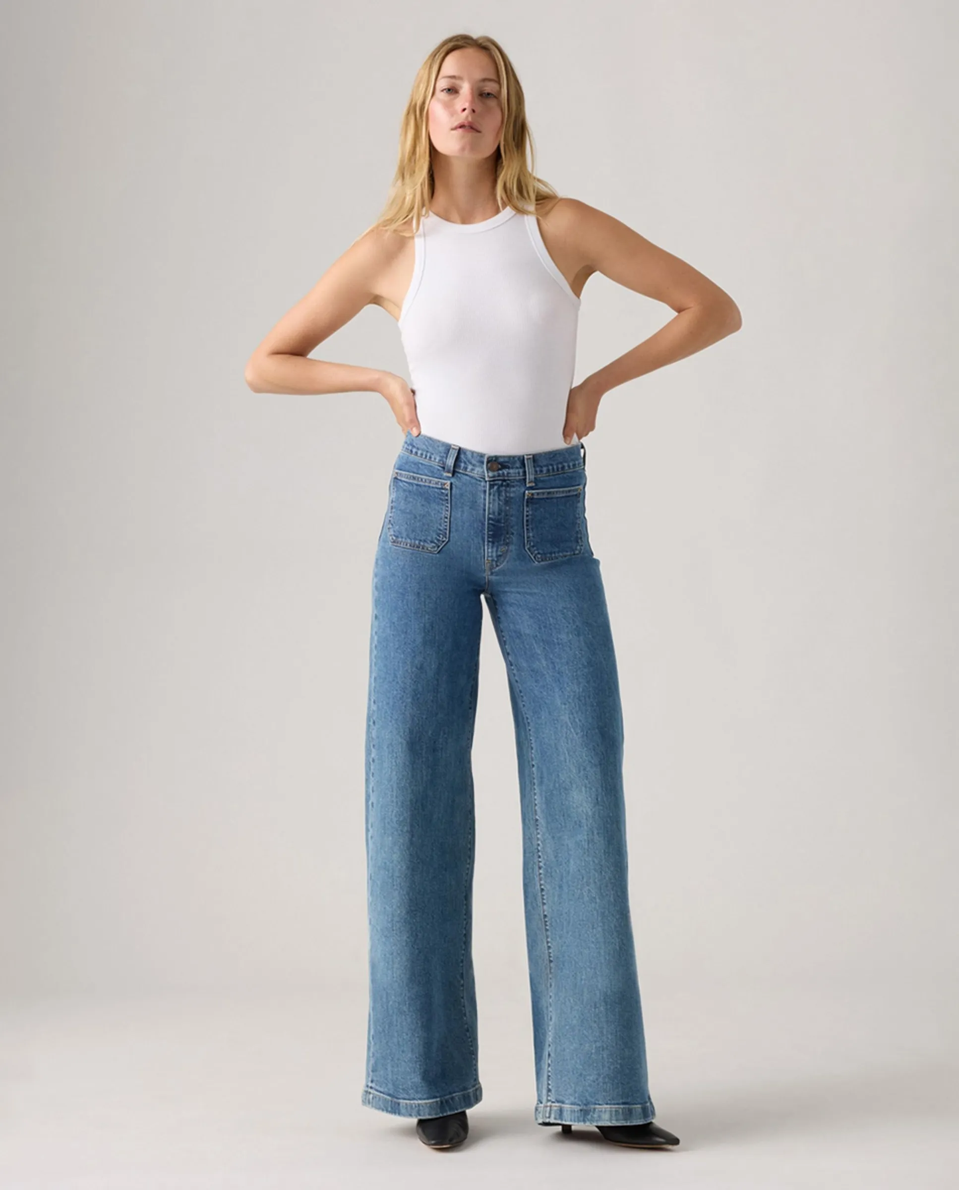 Женские прямые джинсы Vaquero recto de mujer 728 с высокой талией и широкими штанинами Levi'S, синий
Женские прямые джинсы Vaquero recto de mujer 728 с высокой талией и широкими штанинами Levi'S, синий