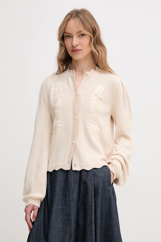 Хлопковый кардиган Hoss Intropia, бежевый
Хлопковый кардиган Hoss Intropia, бежевый