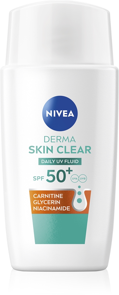 Derma skin прозрачная легкая текстура защитного флюида SPF 50+ Nivea, 40 мл
Derma skin прозрачная легкая текстура защитного флюида SPF 50+ Nivea, 40 мл