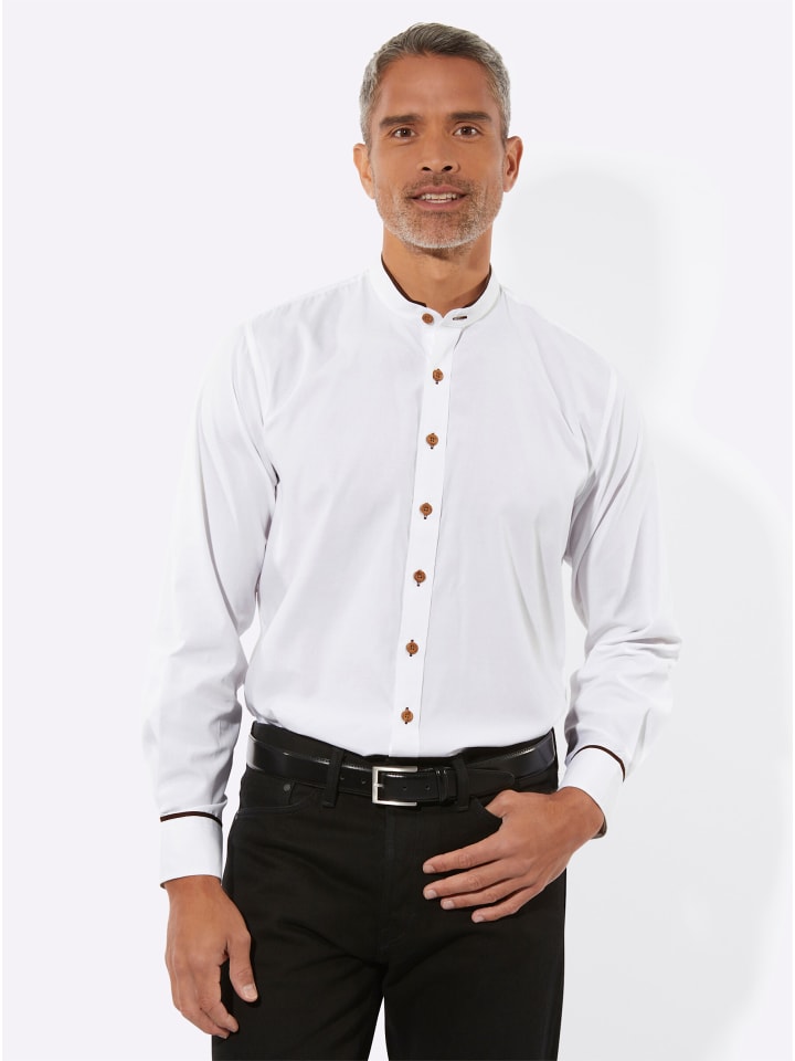 Рубашка с длинными рукавами белого цвета Sieh an!
Рубашка с длинными рукавами белого цвета Sieh an!