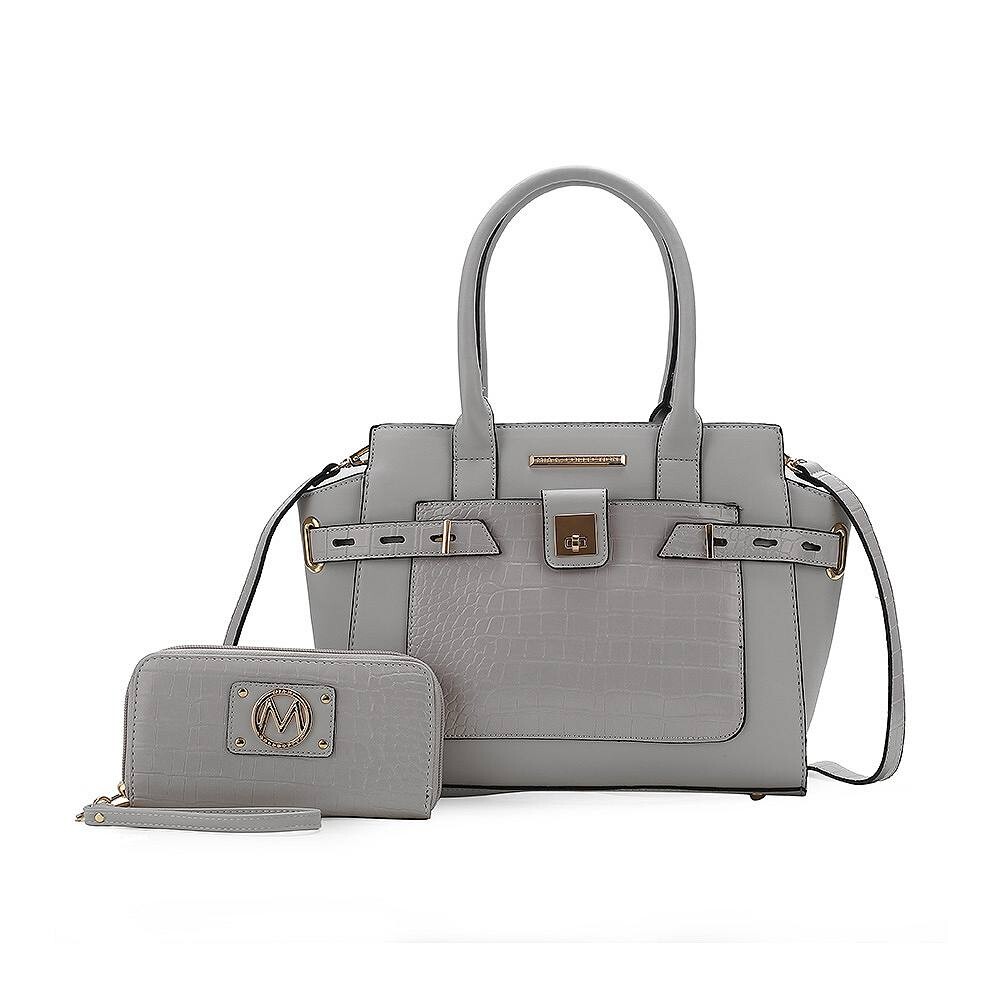 MKF Collection Isla Сумка-саквояж из веганской кожи с тиснением под крокодила от Mia K, цвет Grey Black, Черный, MKF Collection Isla Сумка-саквояж из веганской кожи с тиснением под крокодила от Mia K, цвет Grey Black
MKF Collection Isla Сумка-саквояж из веганской кожи с тиснением под крокодила от Mia K, цвет Grey Black, Черный, MKF Collection Isla Сумка-саквояж из веганской кожи с тиснением под крокодила от Mia K, цвет Grey Black
