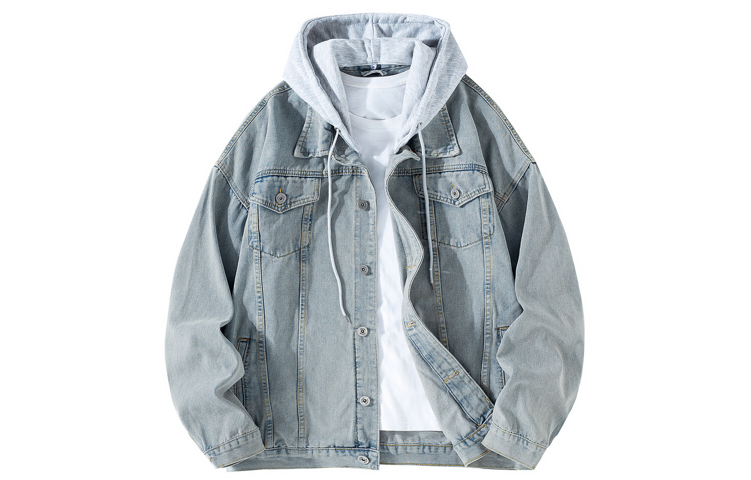 Джинсовая куртка унисекс BOBBY ABLEY, Черный с капюшоном
Джинсовая куртка унисекс BOBBY ABLEY, Черный с капюшоном