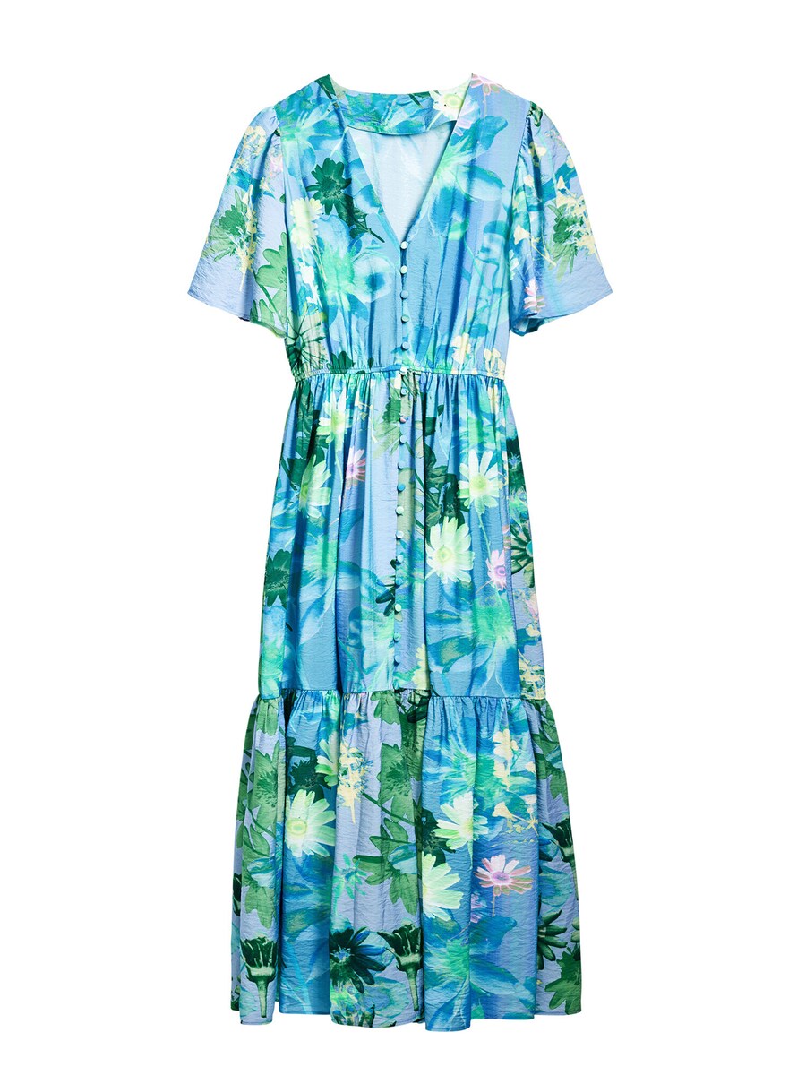 Летнее платье Desigual, зеленый 
Летнее платье Desigual, зеленый