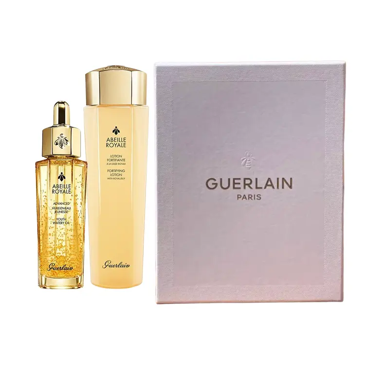 3 оригинальных набора лосьонов для ухода за кожей с пчелиной эссенцией: успокаивающий и подтягивающий эффект Guerlain, two-piece set: imperial bee essence 30ml+imperial bee essence lotion 150ml (белый box)
3 оригинальных набора лосьонов для ухода за кожей с пчелиной эссенцией: успокаивающий и подтягивающий эффект Guerlain, two-piece set: imperial bee essence 30ml+imperial bee essence lotion 150ml (белый box)