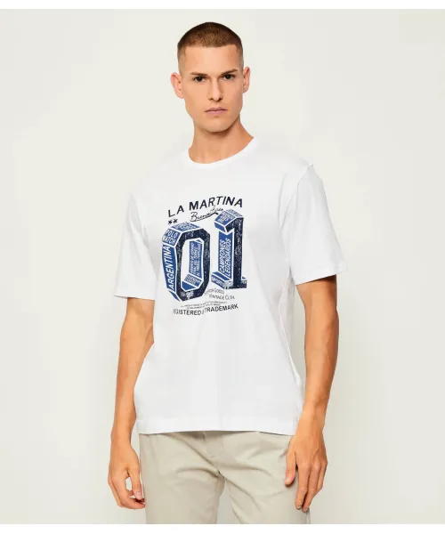 Футболка веррол Regular fit La Martina, белый
Футболка веррол Regular fit La Martina, белый
