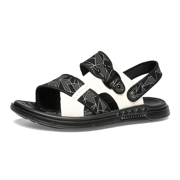 FAPAI Пляжные сандалии мужские, черно-белые
FAPAI Пляжные сандалии мужские, черно-белые