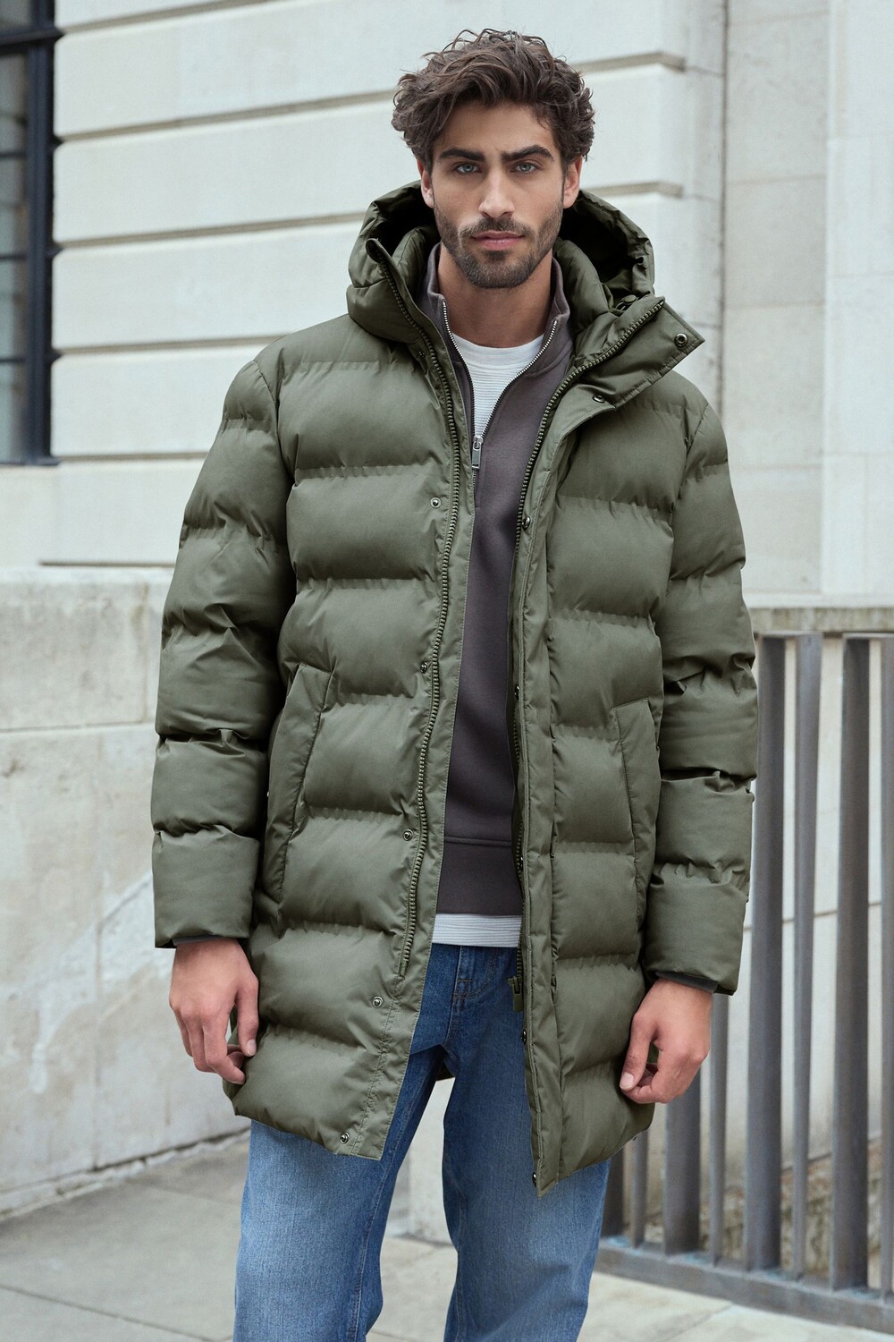 Водонепроницаемый термосварной пуховик с капюшоном Next, зеленый
Водонепроницаемый термосварной пуховик с капюшоном Next, зеленый