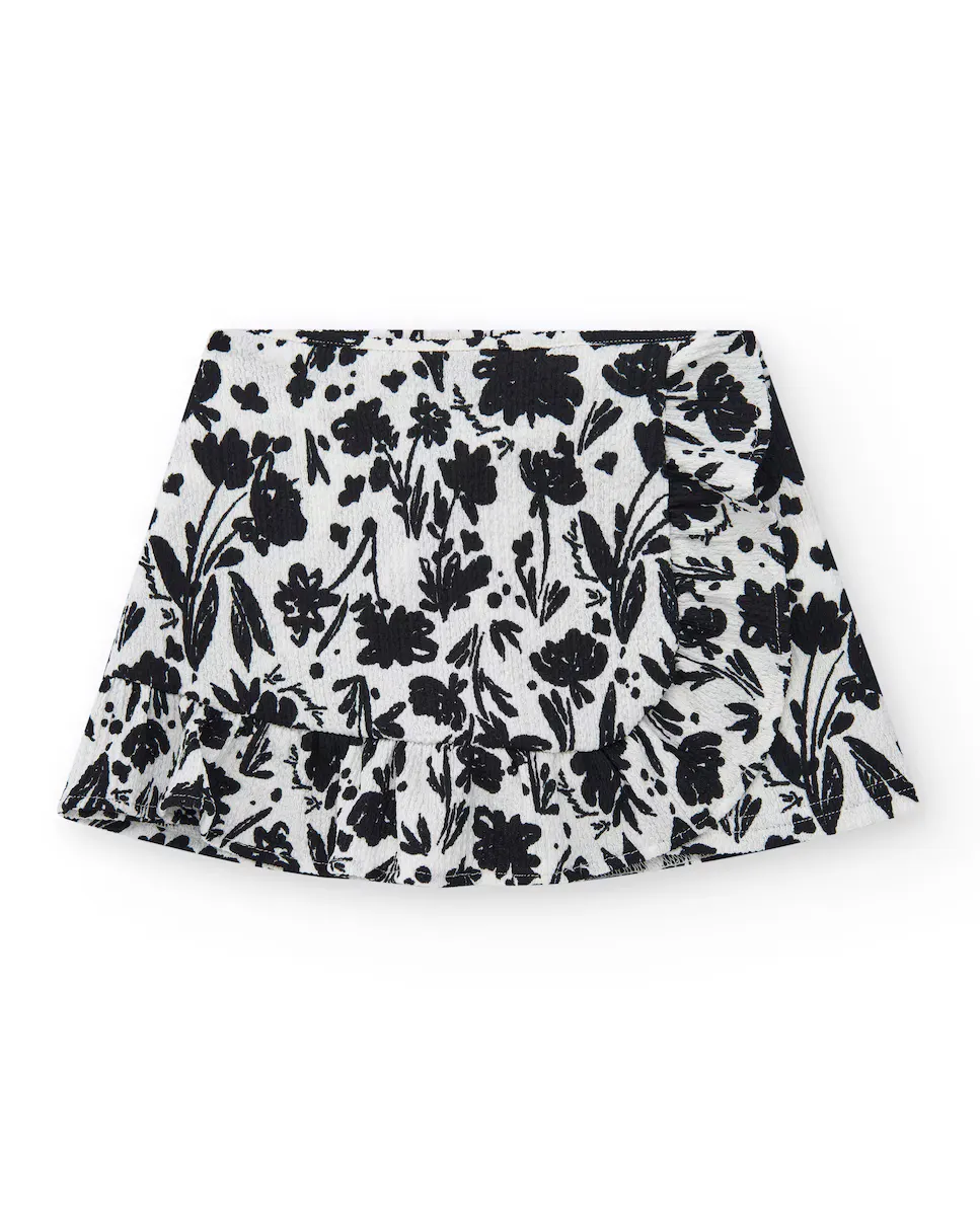 Юбка для девочки двухцветная с цветочным принтом и оборкой Tuc tuc, белый
Юбка для девочки двухцветная с цветочным принтом и оборкой Tuc tuc, белый