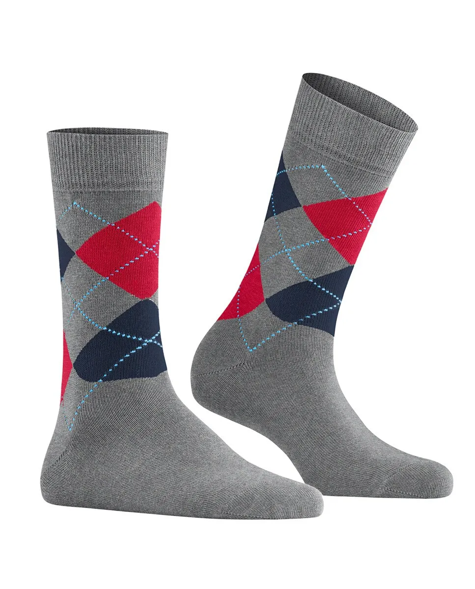 Женский носок с ромбами Burlington, серый
Женский носок с ромбами Burlington, серый