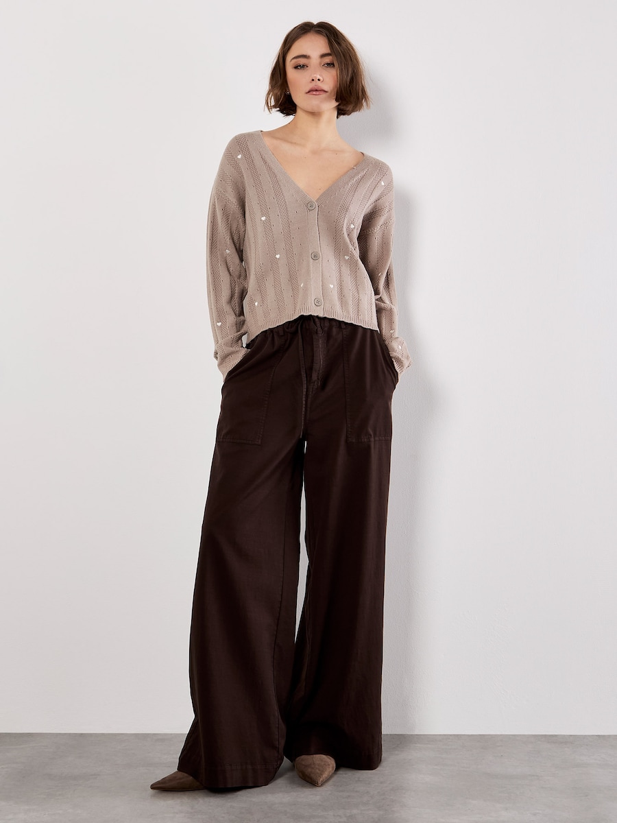 Вязаный кардиган Apricot, светло-коричневый
Вязаный кардиган Apricot, светло-коричневый