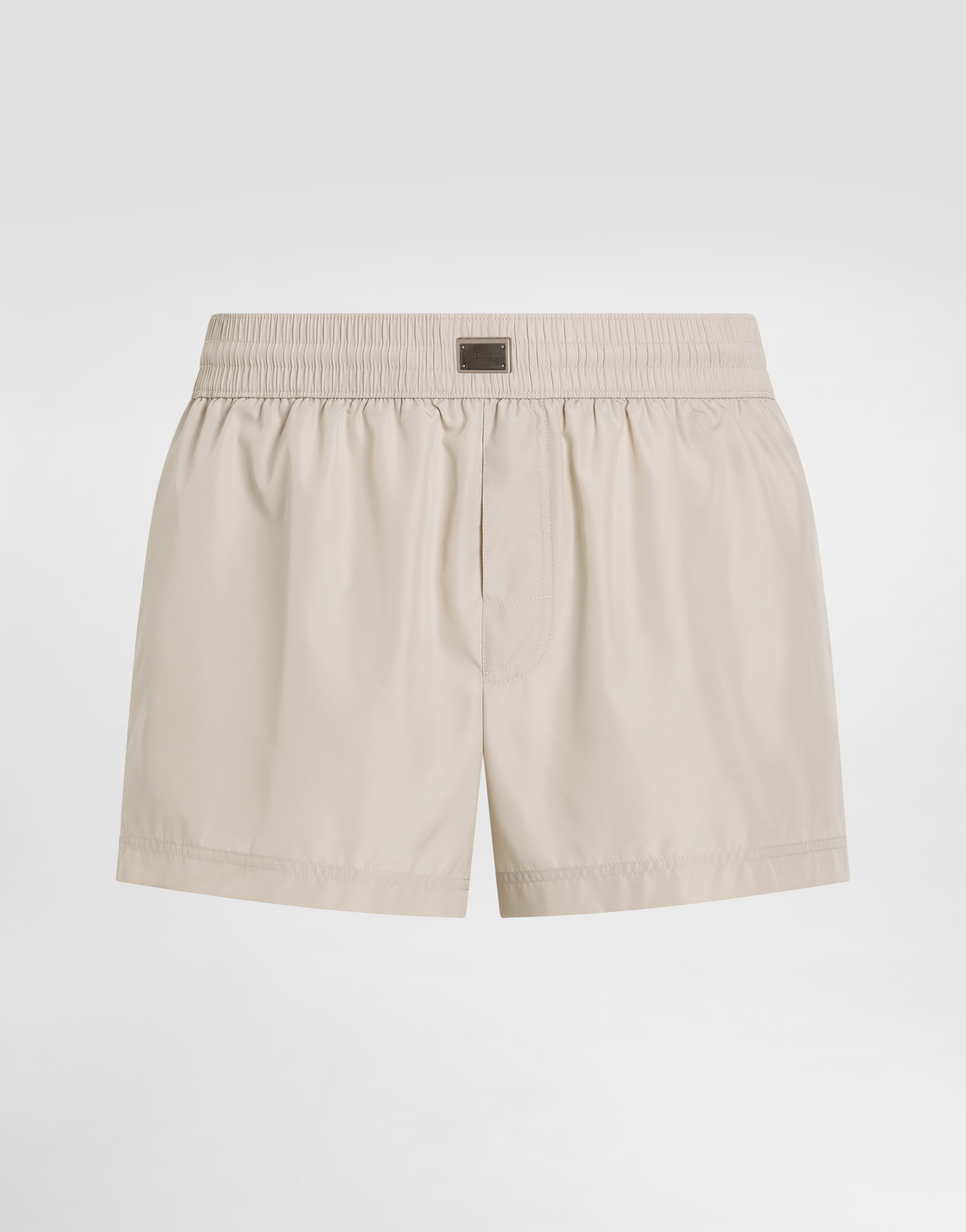 Короткие плавки с биркой Dolce & Gabbana, бежевый
Короткие плавки с биркой Dolce & Gabbana, бежевый