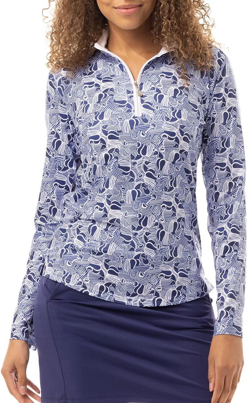 Женская рубашка для гольфа с воротником под горло и длинными рукавами Sansoleil Solcool
Женская рубашка для гольфа с воротником под горло и длинными рукавами Sansoleil Solcool