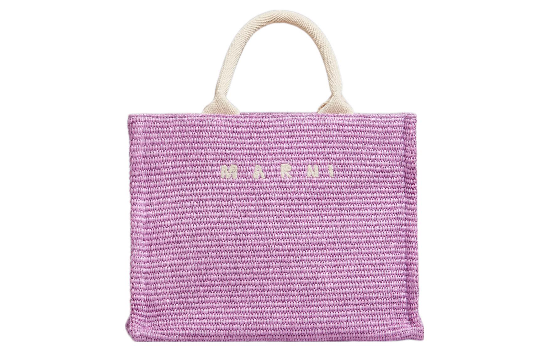 Сумка-тоут из рафии, Шоппер, Сумка через плечо, Кроссбоди, Женская фиолетовая сумка MARNI Trumpets
Сумка-тоут из рафии, Шоппер, Сумка через плечо, Кроссбоди, Женская фиолетовая сумка MARNI Trumpets