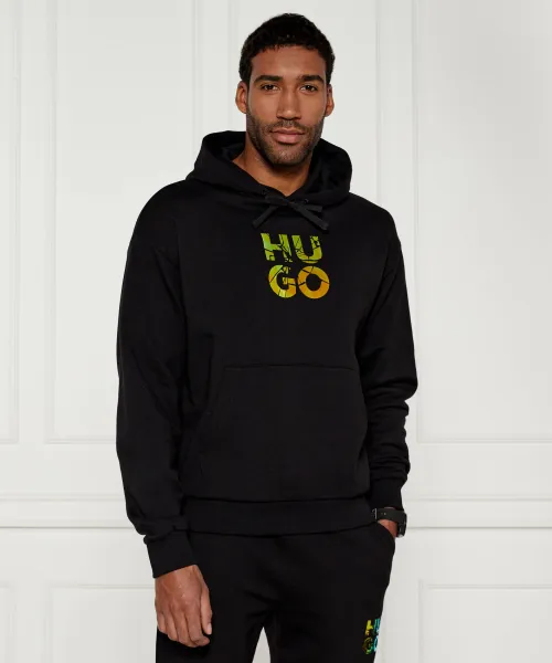 Толстовка Diridood Relaxed fit Hugo, черный 
Толстовка Diridood Relaxed fit Hugo, черный