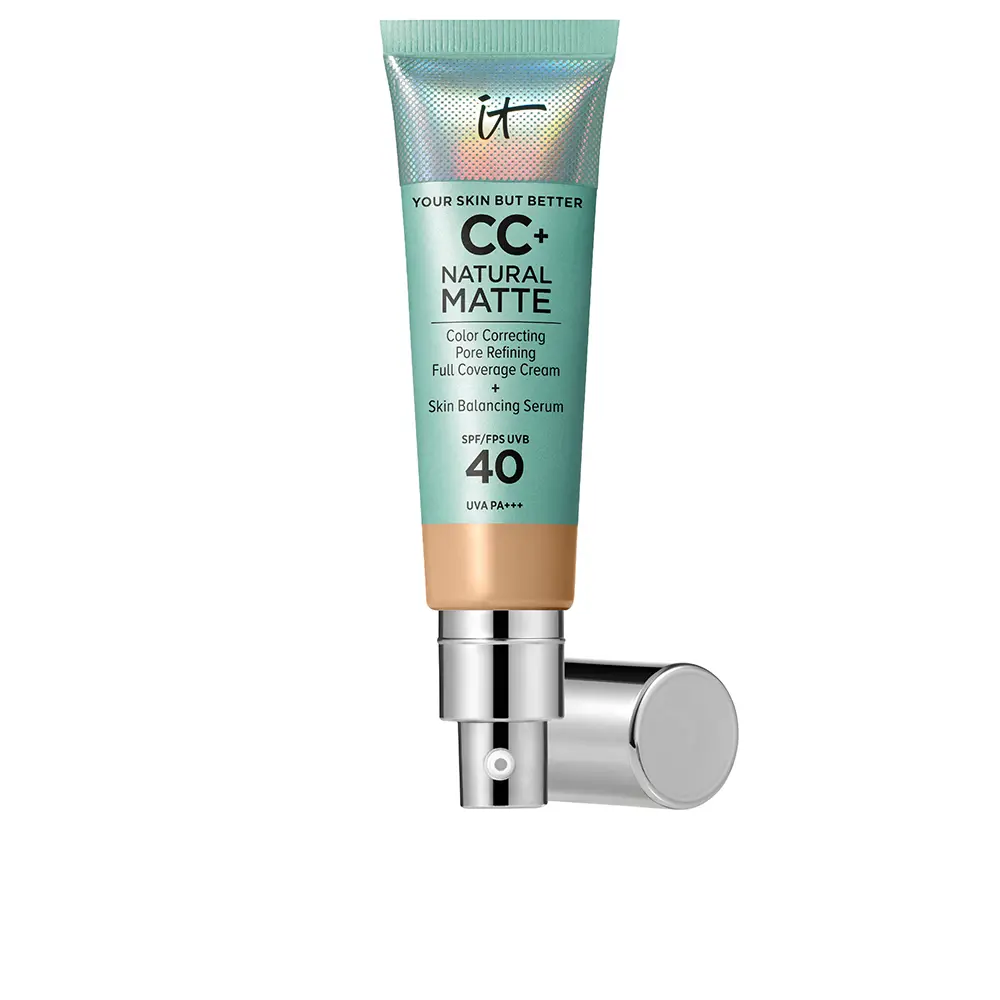 Матирующий CC-крем с SPF40 cc+ natural matte cream foundation spf40 It Cosmetics, цвет medium tan, 32 мл
Матирующий CC-крем с SPF40 cc+ natural matte cream foundation spf40 It Cosmetics, цвет medium tan, 32 мл