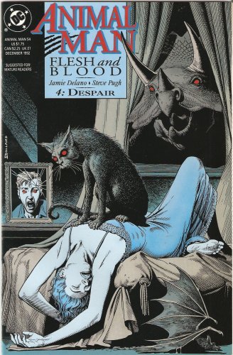 Animal Man #54 (Flesh and Blood 4: Despair) December 1992 (DC Comics)
Animal Man #54 (Flesh and Blood 4: Despair) December 1992 (DC Comics)