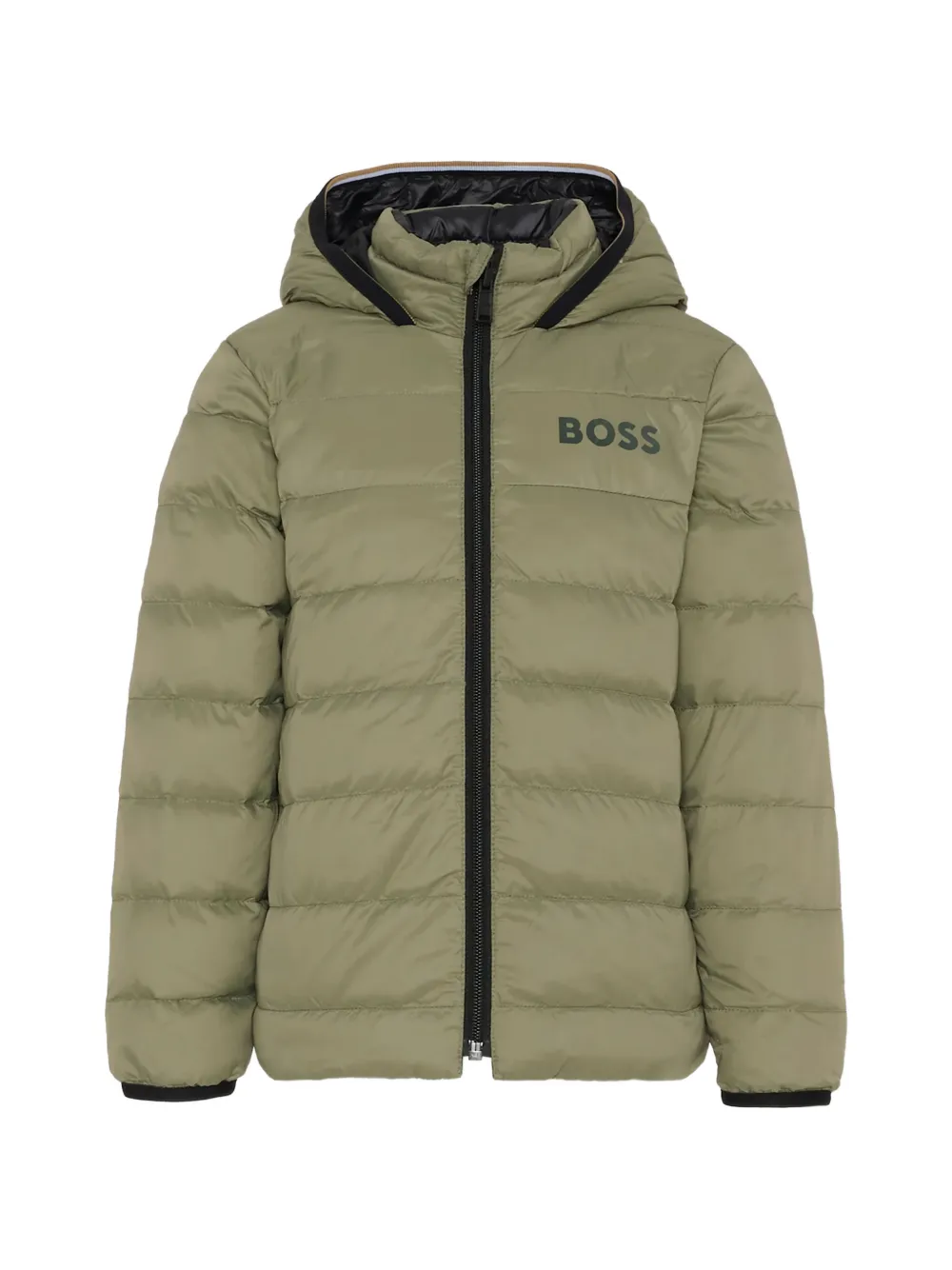 Пальто с капюшоном на молнии Boss Kidswear, зеленый
Пальто с капюшоном на молнии Boss Kidswear, зеленый