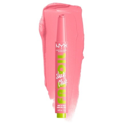 NYX PROFESSIONAL MAKEUP Fat Oil Slick Click Легкий составной пигментированный веганский бальзам для губ Clout 02