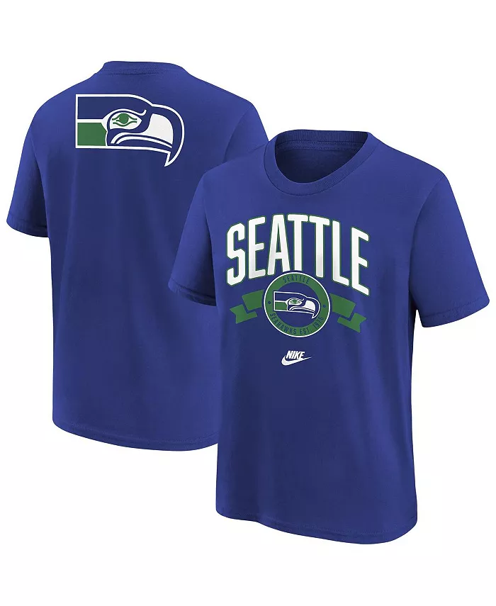 Футболка Royal Seattle Seahawks Rewind Front Back Essential для больших мальчиков и девочек Nike
Футболка Royal Seattle Seahawks Rewind Front Back Essential для больших мальчиков и девочек Nike
