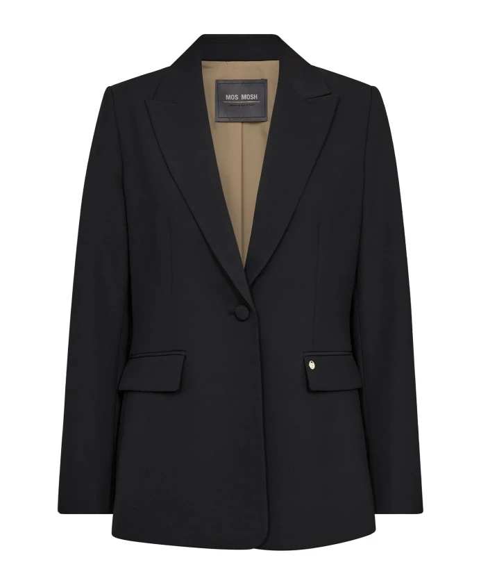 Элегантный черный блейзер с V-образным вырезом. Mos Mosh, черный
Элегантный черный блейзер с V-образным вырезом. Mos Mosh, черный