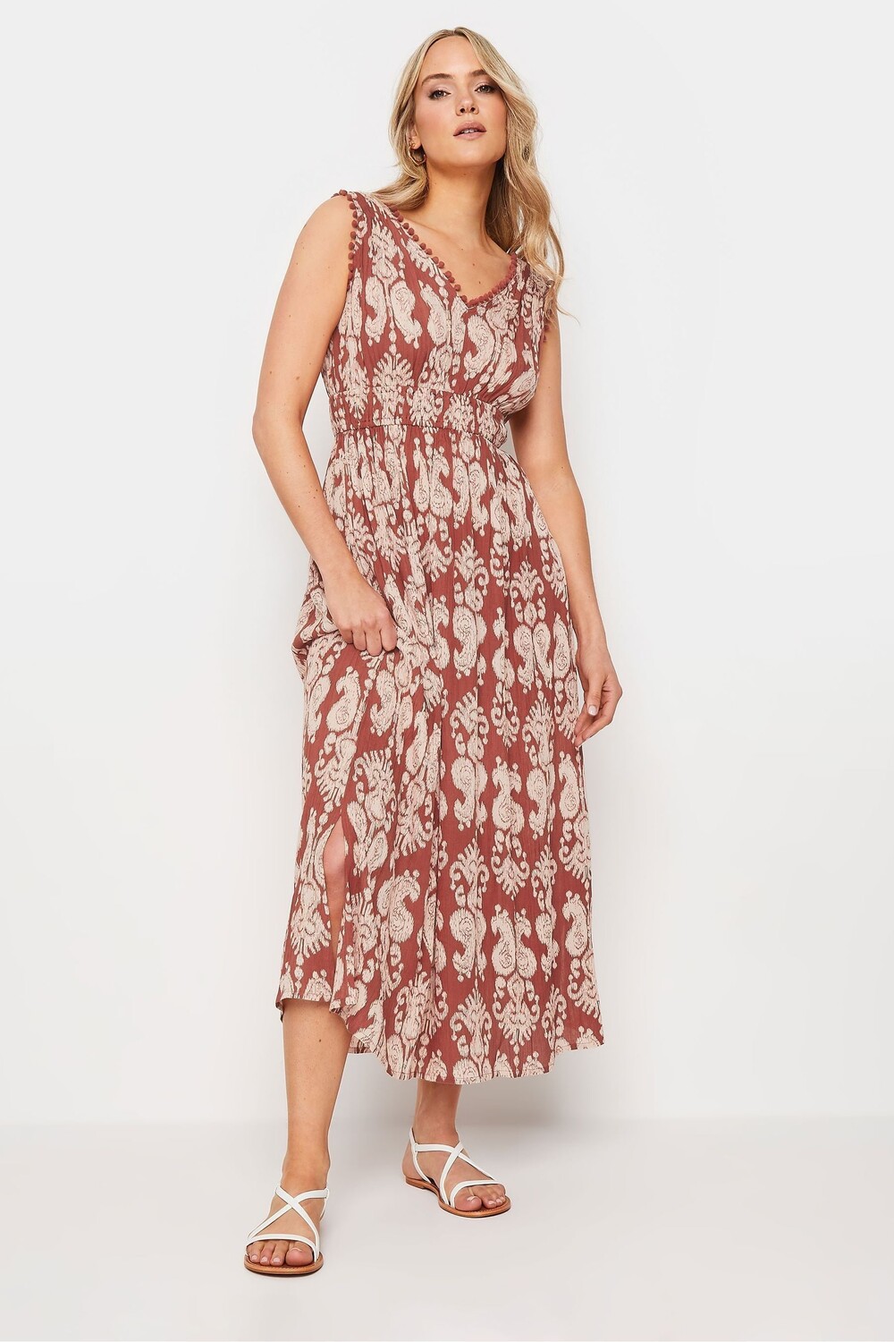 Платье миди с ацтекским принтом и v-образным вырезом Long Tall Sally, оранжевый
Платье миди с ацтекским принтом и v-образным вырезом Long Tall Sally, оранжевый