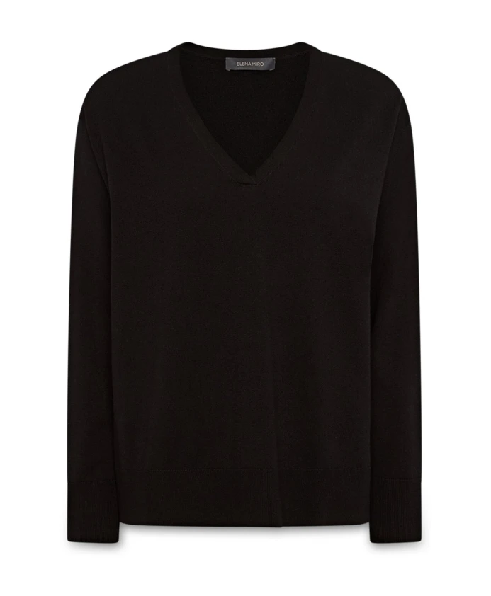 Свитер с V-образным вырезом Elena Mirã², черный
Свитер с V-образным вырезом Elena Mirã², черный