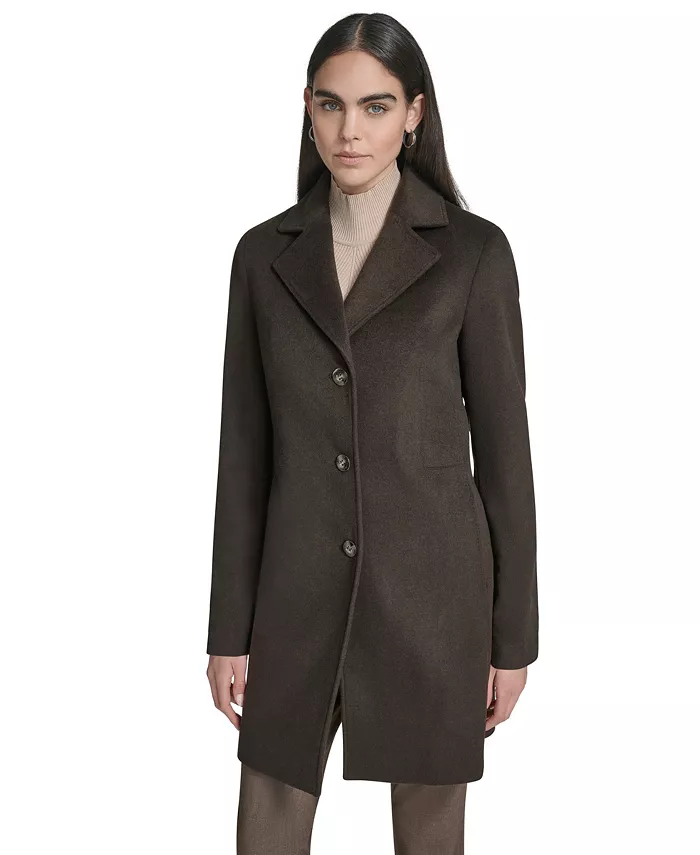 Женское однобортное пальто из смесовой шерсти Calvin Klein, коричневый
Женское однобортное пальто из смесовой шерсти Calvin Klein, коричневый