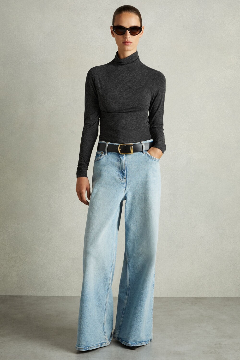 Топ Louisa из джерси с рюшами и шерстью Reiss, черный
Топ Louisa из джерси с рюшами и шерстью Reiss, черный