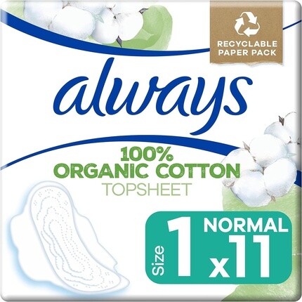 Гигиенические прокладки Always Cotton Protection Ultra Normal с крыльями, 11 подушечек
Гигиенические прокладки Always Cotton Protection Ultra Normal с крыльями, 11 подушечек