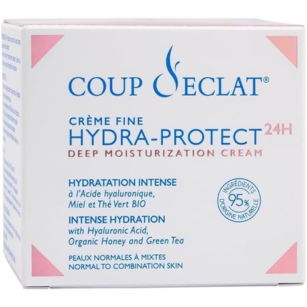 24-часовой увлажняющий защитный крем 50 мл Coup D'Eclat
24-часовой увлажняющий защитный крем 50 мл Coup D'Eclat