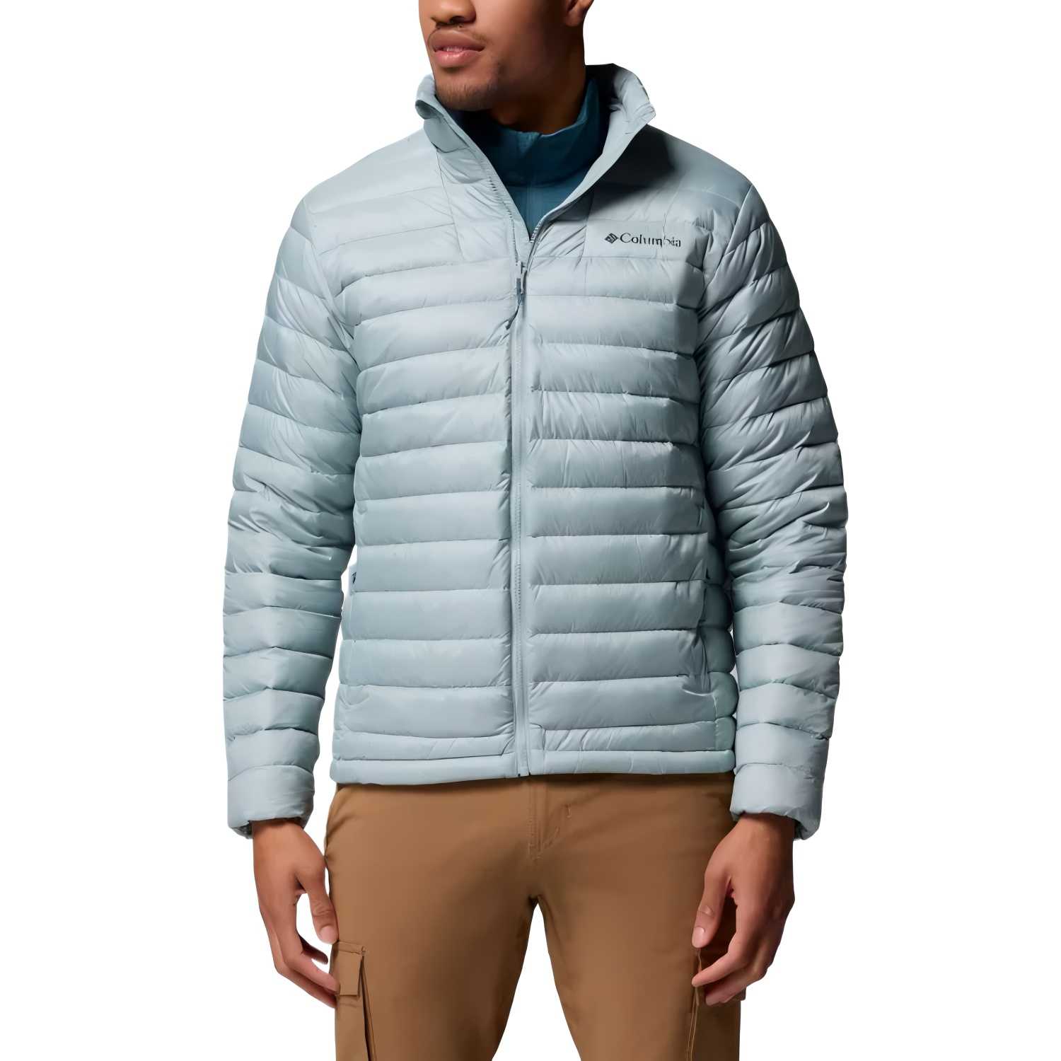 Columbia Пуховик мужской синий со стойкой
Columbia Пуховик мужской синий со стойкой