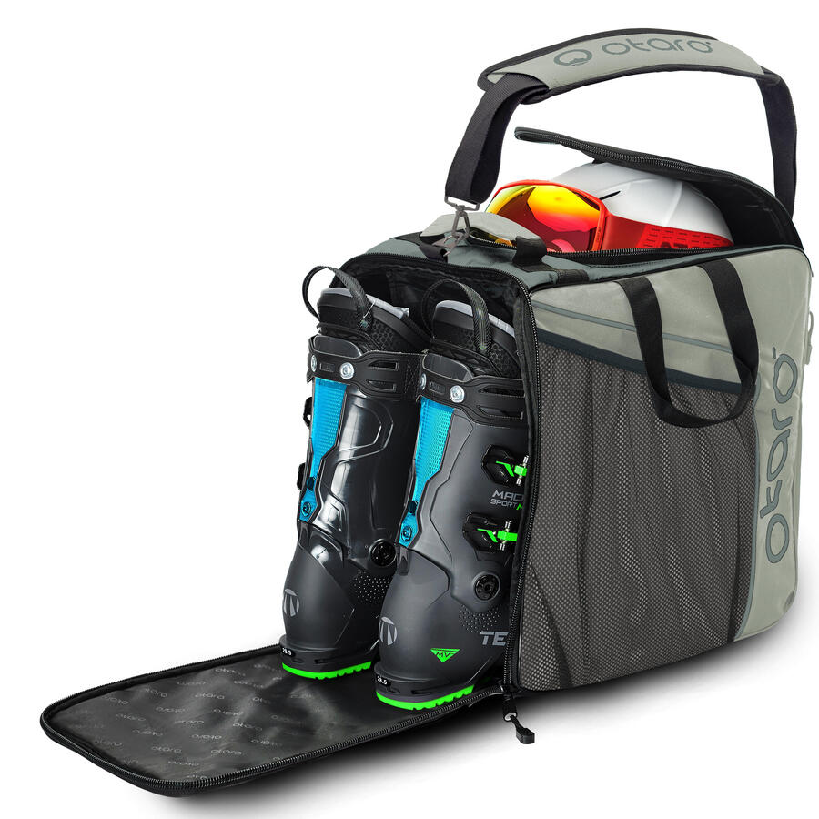OTARO Сумка для лыжных ботинок с отделением для шлема, плечевым ремнём и опорной поверхностью | Детская, 27 л, цвет ледяной серый
OTARO Сумка для лыжных ботинок с отделением для шлема, плечевым ремнём и опорной поверхностью | Детская, 27 л, цвет ледяной серый