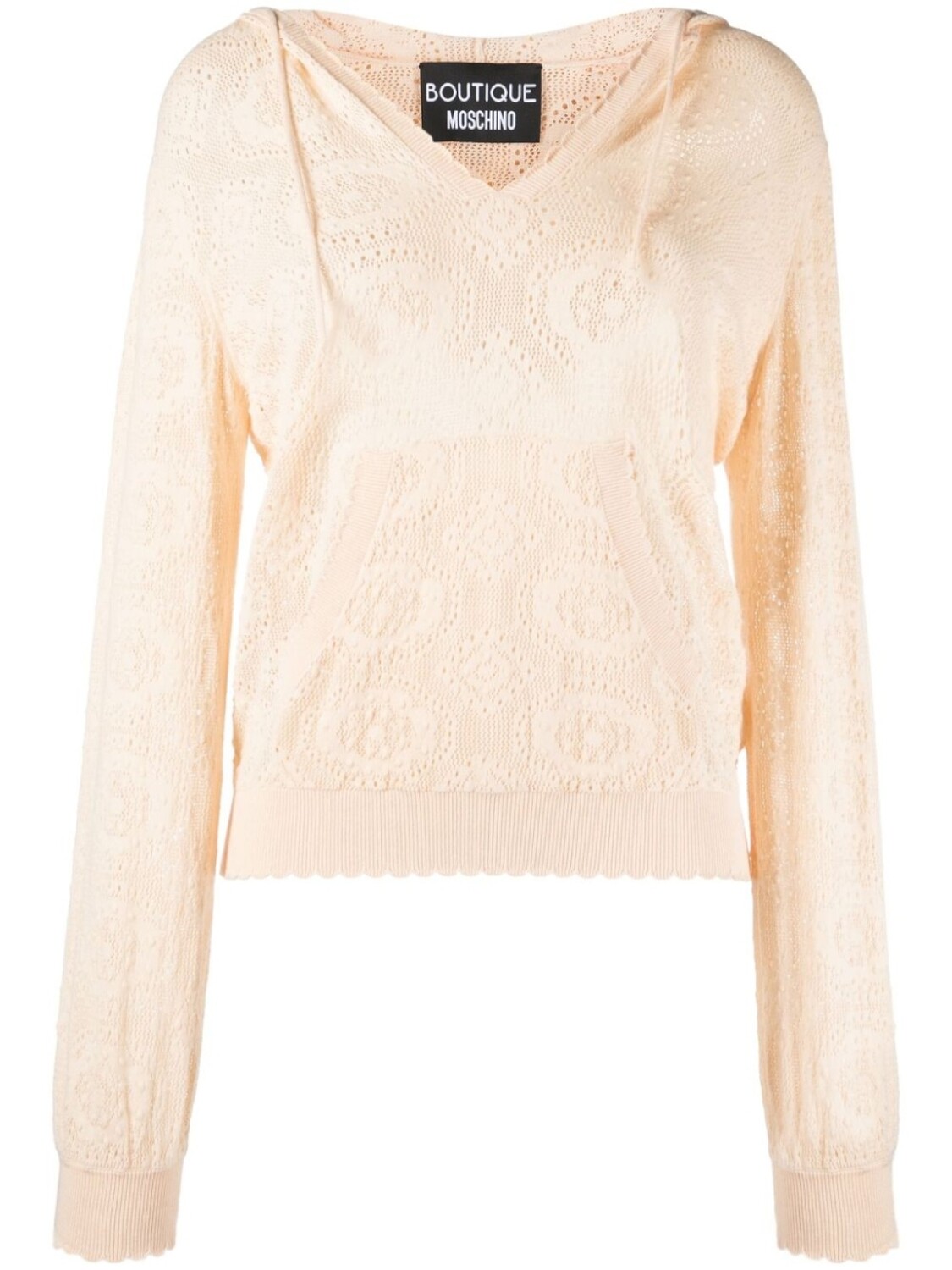 Boutique Moschino худи с узором, нейтральный цвет
Boutique Moschino худи с узором, нейтральный цвет