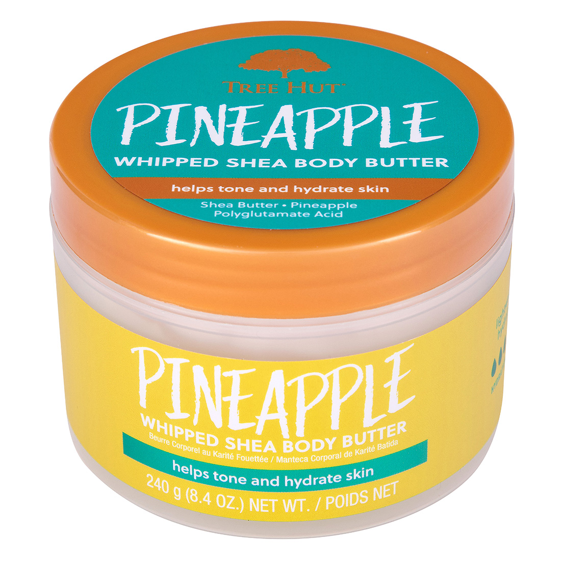 Масло для тела с ароматом ананаса whipped body butter pineapple Tree Hut, вес 240 гр.
Масло для тела с ароматом ананаса whipped body butter pineapple Tree Hut, вес 240 гр.