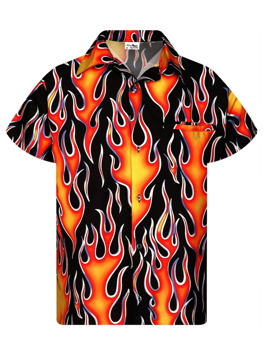 Рубашка King Kameha Flames Wild, оранжевый
Рубашка King Kameha Flames Wild, оранжевый