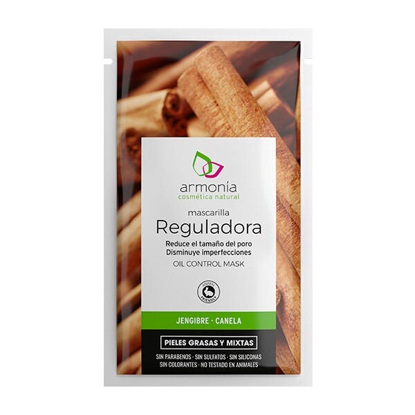 Регулирующая маска имбирь-корица 1 шт Armonia 
Регулирующая маска имбирь-корица 1 шт Armonia