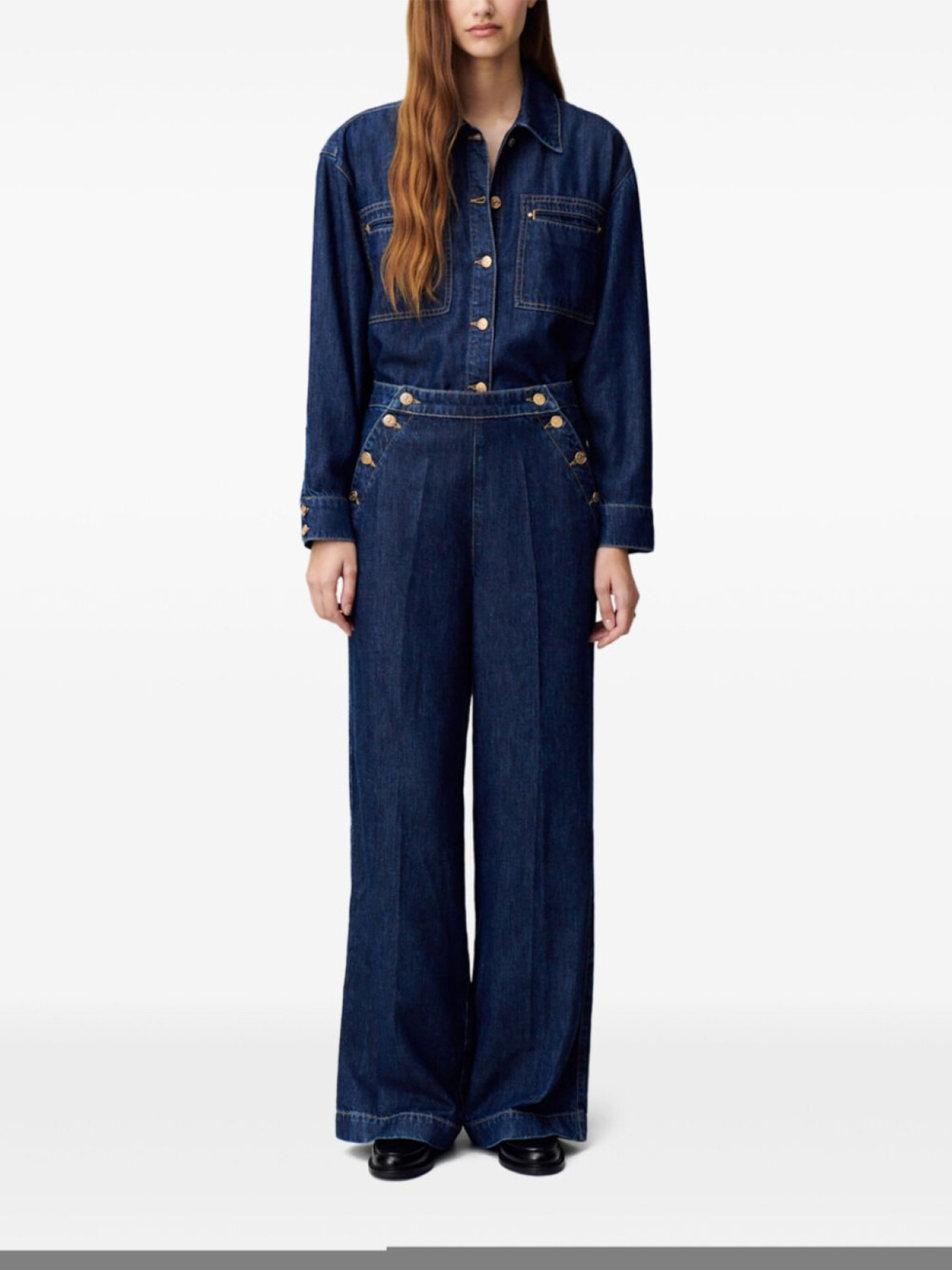 Claudie Pierlot джинсовая рубашка, синий
Claudie Pierlot джинсовая рубашка, синий