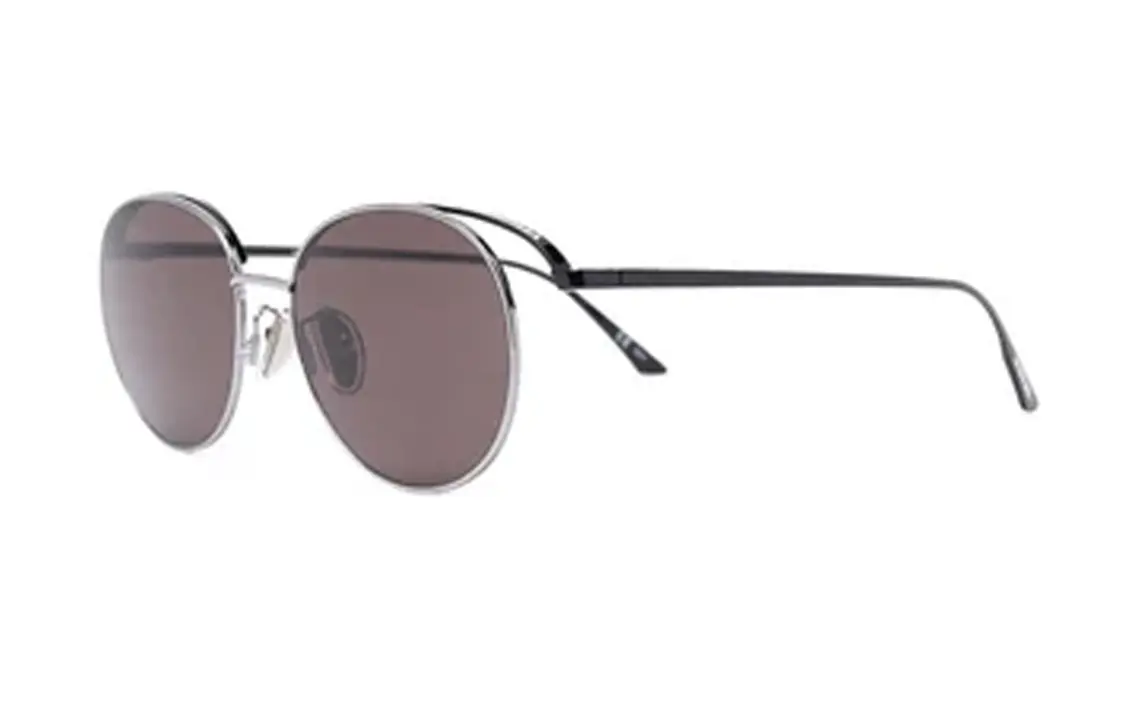 Металлические круглые солнцезащитные очки унисекс черные Balenciaga
Металлические круглые солнцезащитные очки унисекс черные Balenciaga