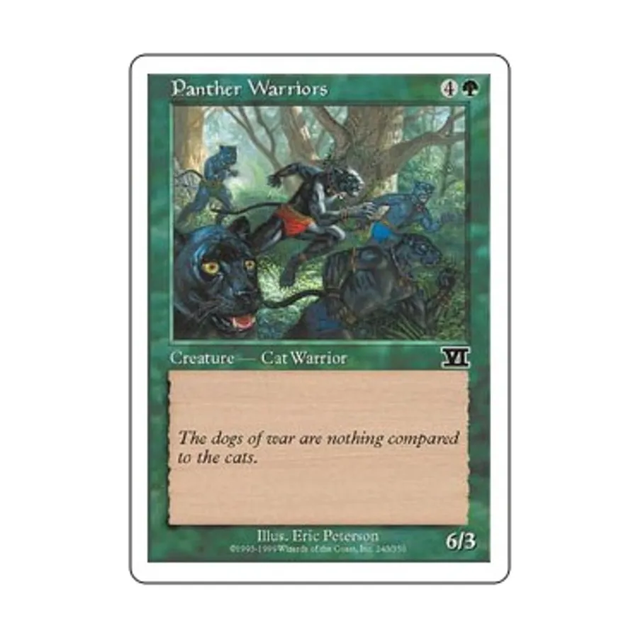 CCG Пантеры-воины (К), MTG - 6th Edition (Classic)
CCG Пантеры-воины (К), MTG - 6th Edition (Classic)