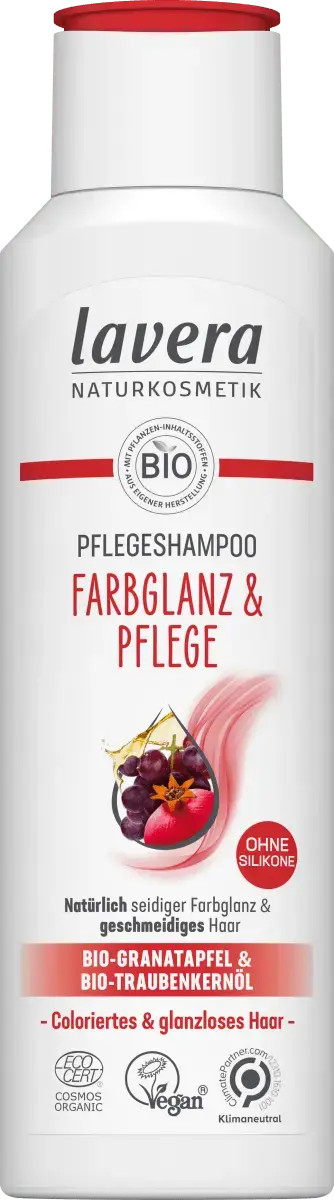 Шампунь Farbglanz Пфлеге 250мл lavera
Шампунь Farbglanz Пфлеге 250мл lavera