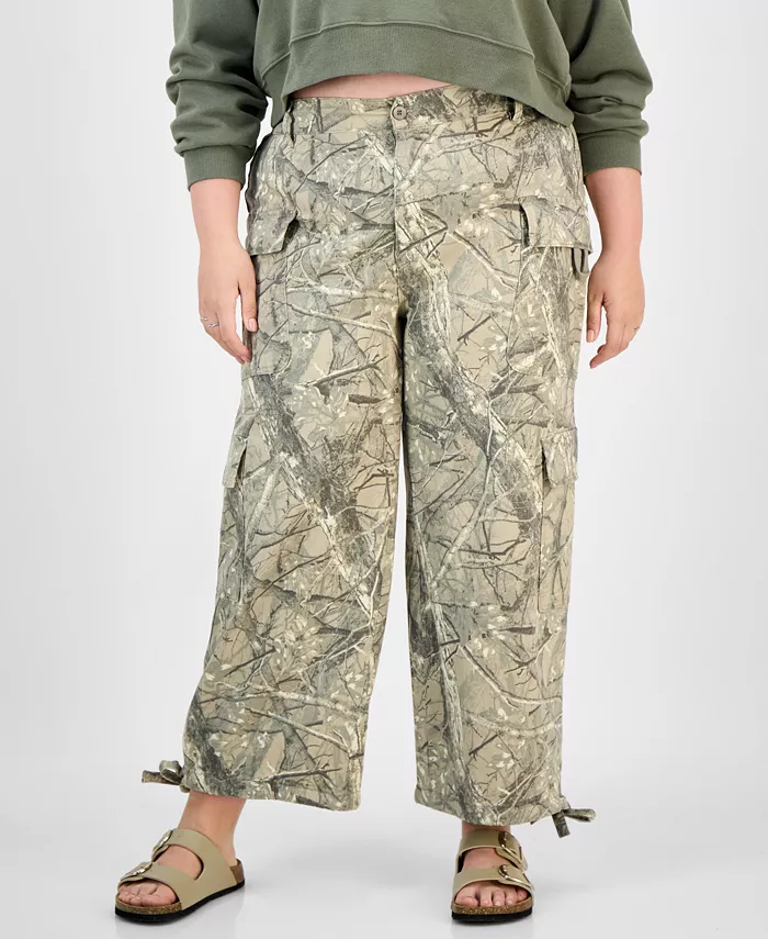 Модные камуфляжные спортивные брюки больших размеров Madden Girl, зеленый
Модные камуфляжные спортивные брюки больших размеров Madden Girl, зеленый